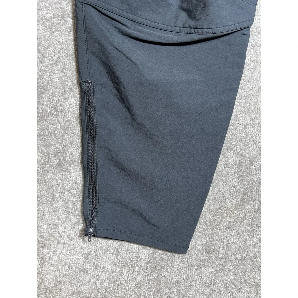 Vintage The North Face Ankle Zip Hiking Pants Mens Size XL Gray Stretch Pockets